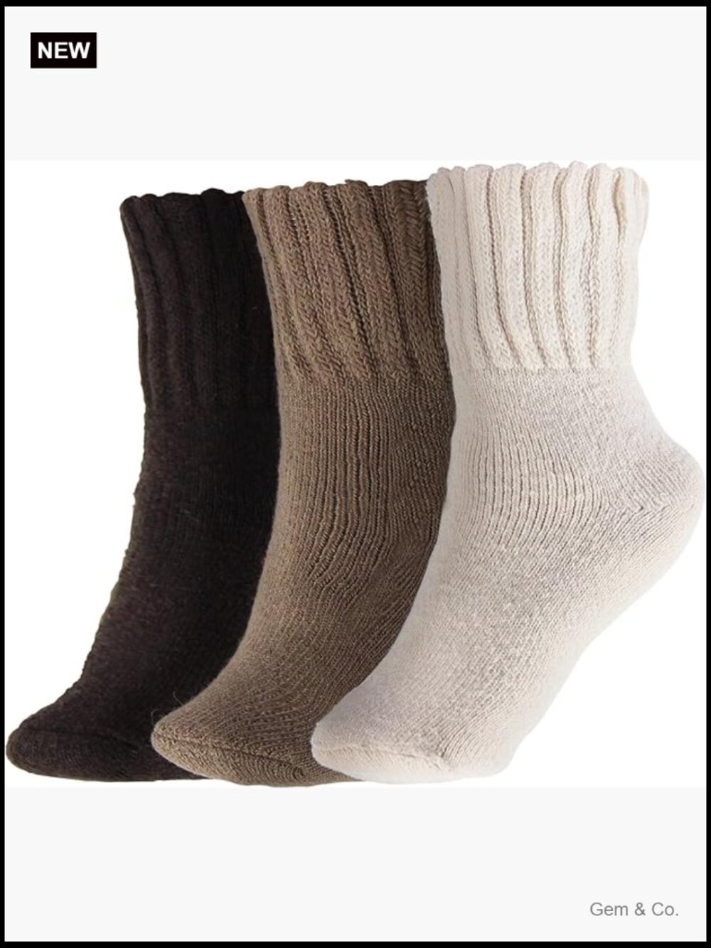 Women Winter Boot Socks Thick Warm Cozy Crew Socks Gift